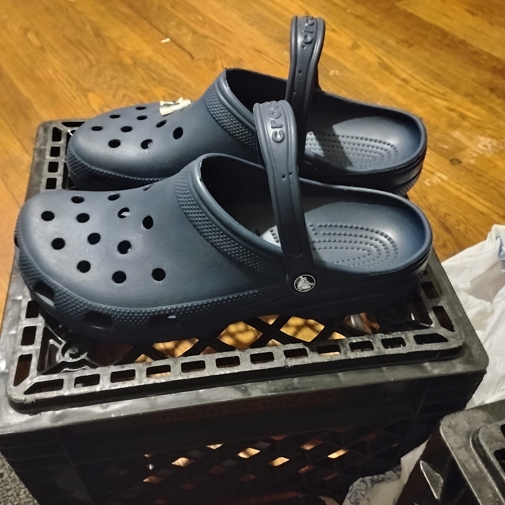 CROCS Dark Blue Classic Clogs
